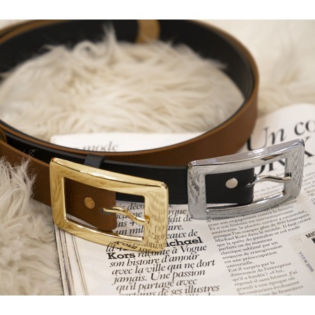 Ceinture En Cuir Pour Femme SH/AK1470 SHEIN - 1