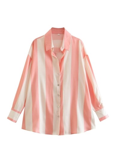 Chemise à Rayure Satinée