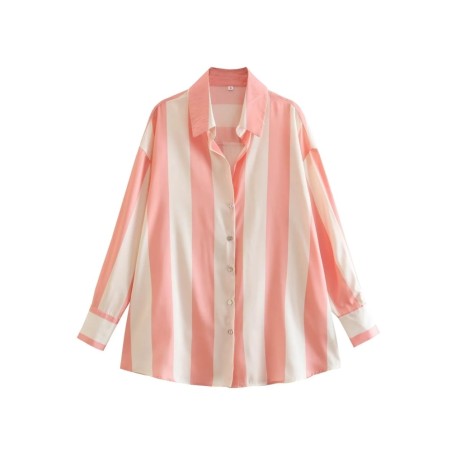 Chemise à Rayure Satinée