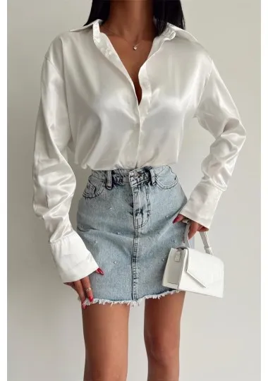 Jupe en jean Courte SH/7163 - Unbranded