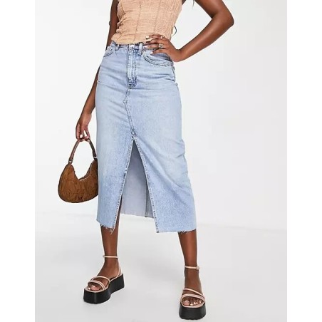 Jupe Longue En Djean Soldes Shein - 1