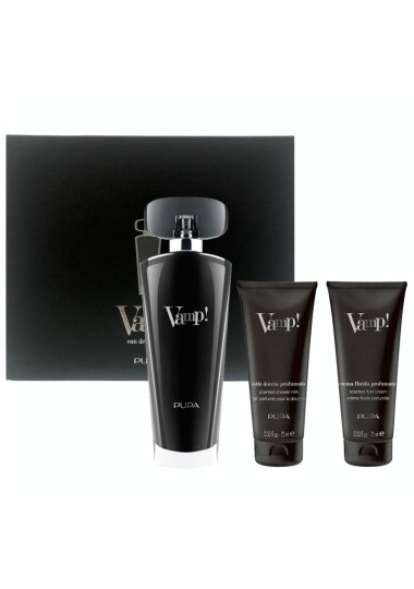 COFFRET EAU DE PARFUM FEMME PUPA VAMP BLACK 100ML - PUPA