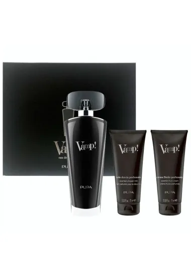 COFFRET EAU DE PARFUM FEMME PUPA VAMP BLACK 100ML - PUPA