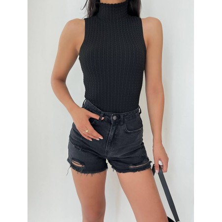 Top Crope En Maille