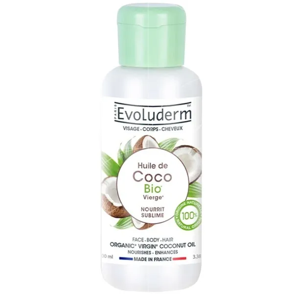 Huile de corps evoluderm  HUILE DE COCO - EVOLUDERM