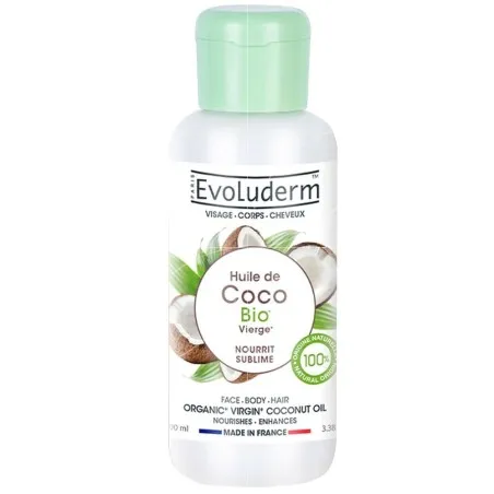 Huile de corps evoluderm  HUILE DE COCO - EVOLUDERM