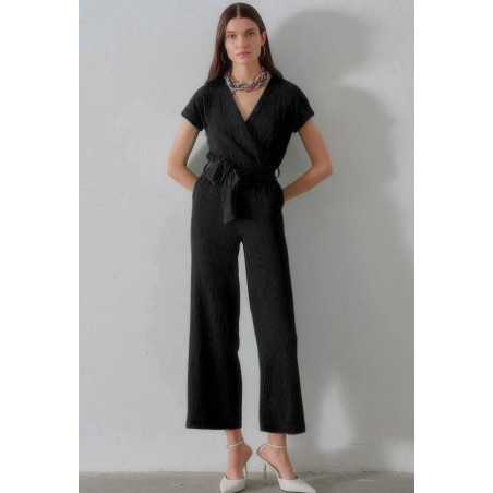 COMBINAISON À NŒUD EN LIN SH/7201 - SHEIN