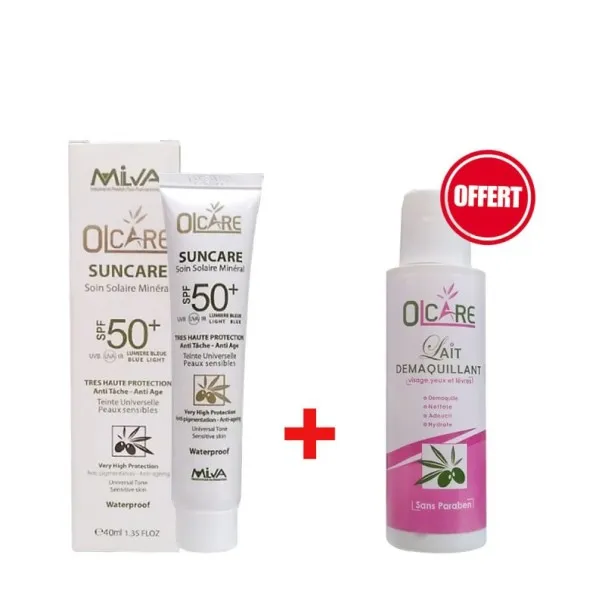 coffret écran solaire MILVA OLCARE MINÉRAL - MILVA coffret écran solaire MILVA OLCARE MINÉRAL - MILVA