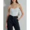 Crop top style corset  à bretelles fines  SH/3589 - Bis