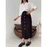 Jupe longue boutonnée devant SH/4241 - MixR