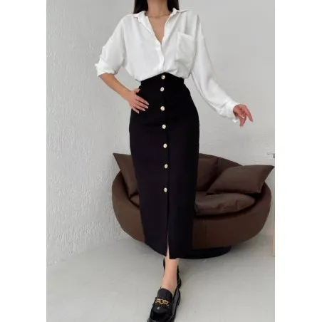 Jupe longue boutonnée devant SH/4241 - MixR