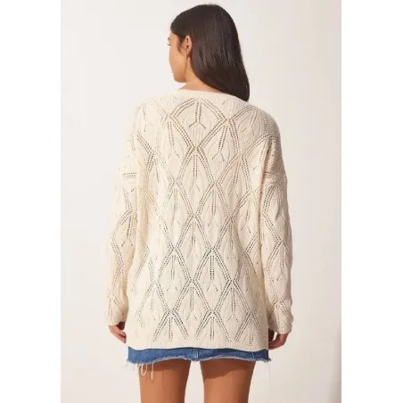 Pull crochet manches longues SH/6765 - MixR