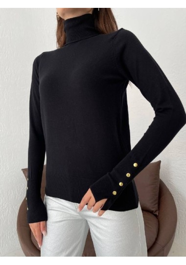 Pull col roulé en maille fine SH/6731 - MixR