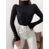 Pull col roulé en maille fine SH/6731 - MixR