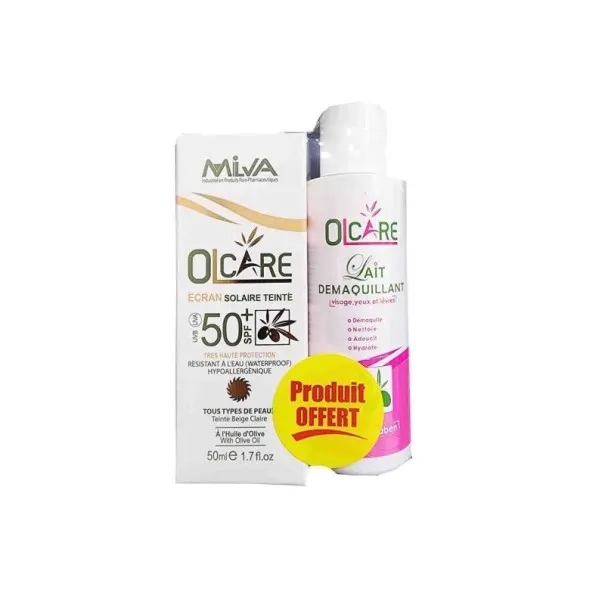 coffret écran solaire MILVA OLCARE TEINTÉ - MILVA coffret écran solaire MILVA OLCARE TEINTÉ - MILVA