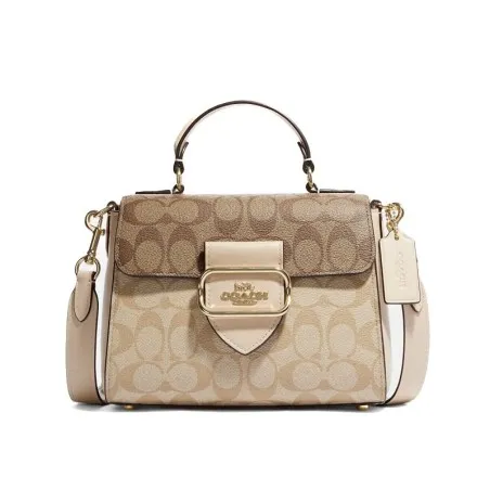 Sac à Main Femme COACH Morgan Top Handle in Blocked Signature H2291-CH314 - COACH