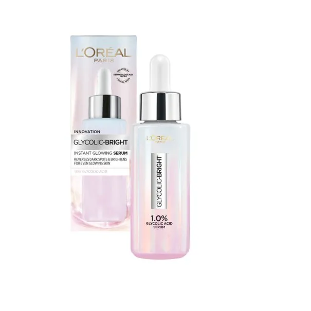 Sérum de visage L'Oréal  GLYCOLIC BRIGHT - L'OREAL