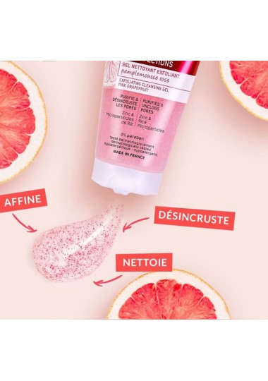 Gel Nettoyant evoluderm EXFOLIANT PAMPLEMOUSSE ROSE