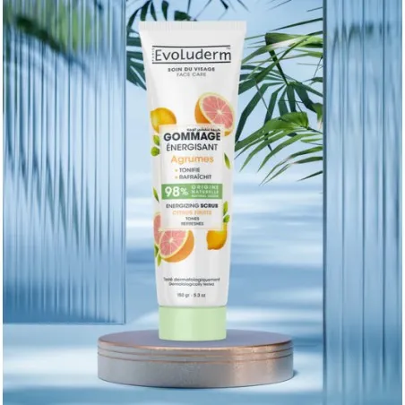 Gommage de visage evoluderm  ÉNERGISSANT - evoluderm