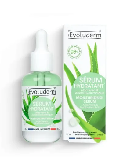 Sérum de visage evoluderm  HYDRATANT À L’ALOE VERA - evoluderm