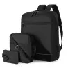 Sac à dos 3 pièces Pour Ordinateur Portable Avec Câble USB - 