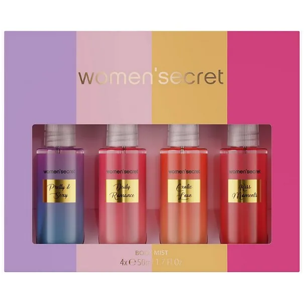 Brume Femme women'secret COFFRET COLOR 4 X 50ML - women'secret Brume Femme women'secret COFFRET COLOR 4 X 50ML - women'secret