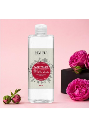 Revuele - Tonifiant revitalisant pour le visage à l'eau de rose