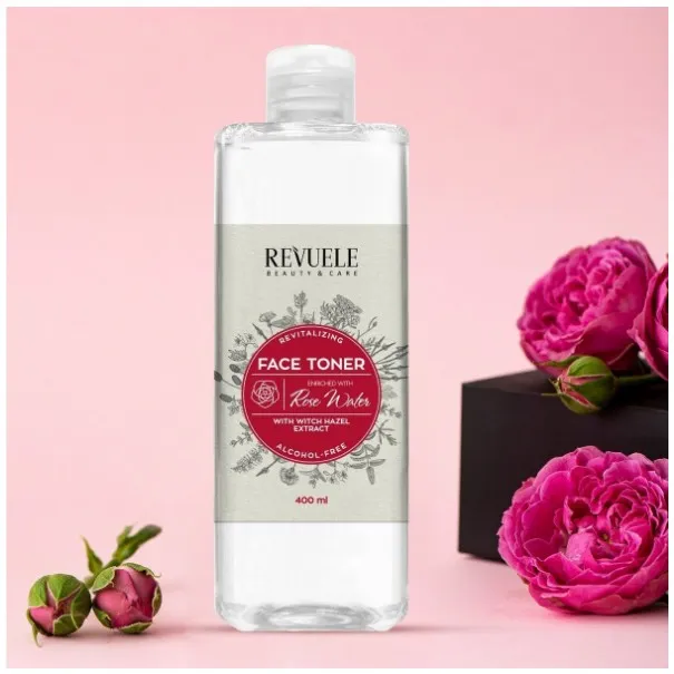 Revuele - Tonifiant revitalisant pour le visage à l'eau de rose - Revuele