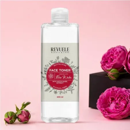 Revuele - Tonifiant revitalisant pour le visage à l'eau de rose