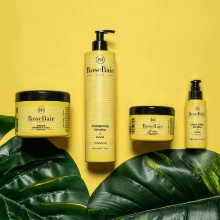 Shampoing ROSE BAIE  SHAMPOOING KÉRATINE COCO - ROSE BAIE