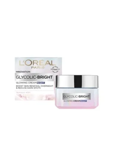 Creme de Nuit L'Oréal  ÉCLATANTE ET UNIFORME – 50 ML - L'Oréal