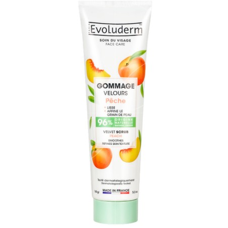 Evoluderm - Gommage Visage Velours Pêche - 20