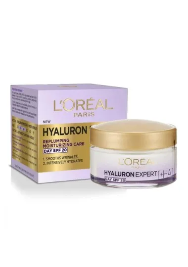Crème de Jour Hydratante L'Oréal  HYALURON SPF 20 - L'Oréal