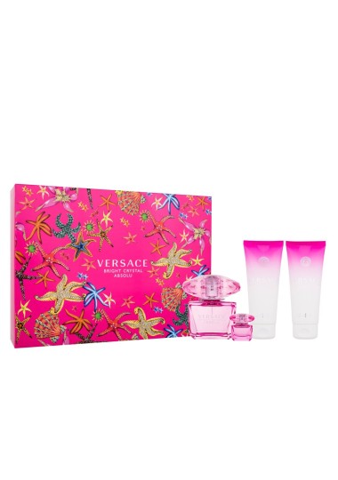 Versace Bright Crystal Absolu By Versace, 4 Piece Gift Set For Women - VERSACE
