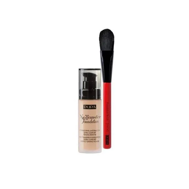 FOUNDATION & CONCEALER PUPA  PUPA KID NO TRANSFER FOUNDATION 001 AVEC PINCEAU FOND DE TEINT - PUPA