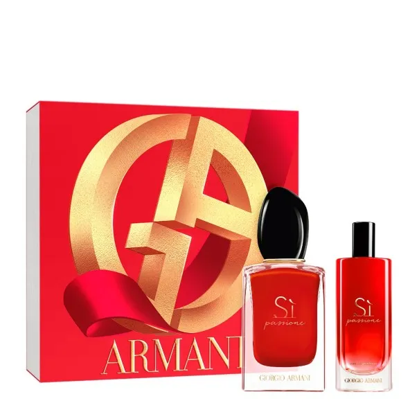 COFFRET EAU DE PARFUM FEMME GIORGIO ARMANI SI PASSIONNE 50ML