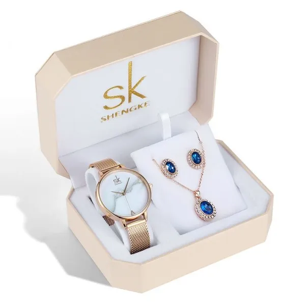Coffret Montre Femme sk shengke 11K0039L12SK - sk shengke Coffret Montre Femme sk shengke 11K0039L12SK - sk shengke