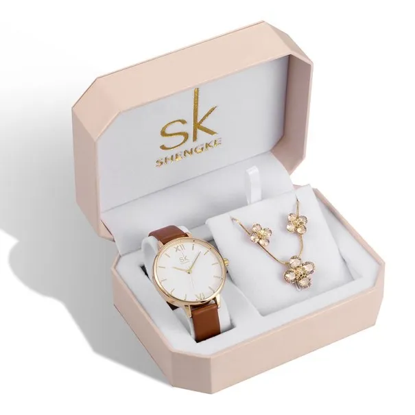 Coffret Montre Femme sk shengke 11K0056L2 - sk shengke Coffret Montre Femme sk shengke 11K0056L2 - sk shengke