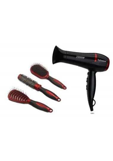 Ensemble Sèche Cheveux 2200W Techwood TCO-6075 - Techwood