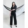Set Chemise Courte Et Pantalon En Lin SH/7188 - Unbranded