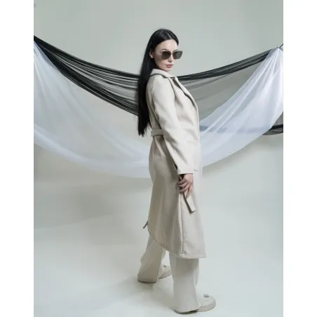 Manteau avec ceinture à nouer SH/3794 - MixR