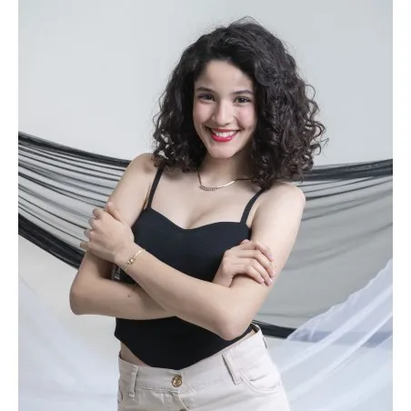Crop top style corset  à bretelles fines  SH/3589 - Bis