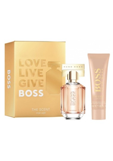 COFFRET EAU DE PARFUM FEMME HUGO BOSS THE SCENT EDP 50ML + LAIT DE CORPS 100ML - Hugo boss