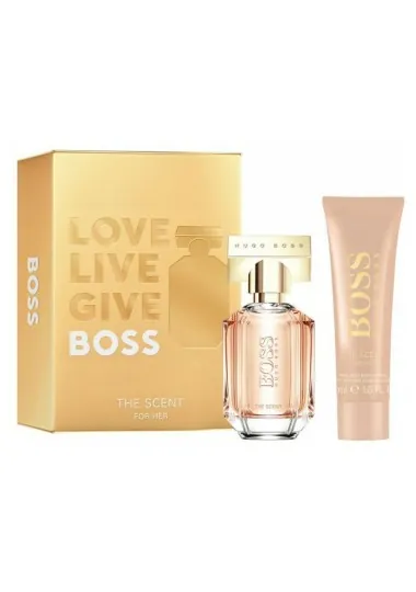 COFFRET EAU DE PARFUM FEMME HUGO BOSS THE SCENT EDP 50ML + LAIT DE CORPS 100ML - Hugo boss