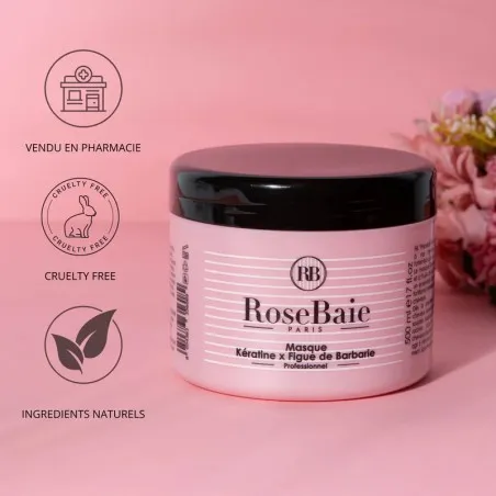 Rose Baie MASQUE FIGUE DE BARBARIE 500ml - Rose Baie