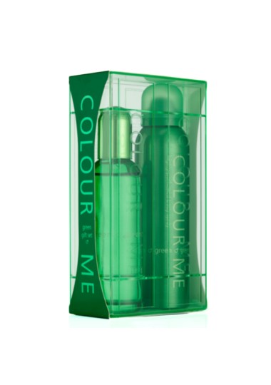 Coffret Parfum Homme Colour me  GREEN MEN - Colour me
