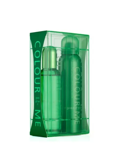 Coffret Parfum Homme Colour me  GREEN MEN - Colour me