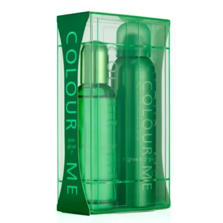 Coffret Parfum Homme Colour me  GREEN MEN - Colour me