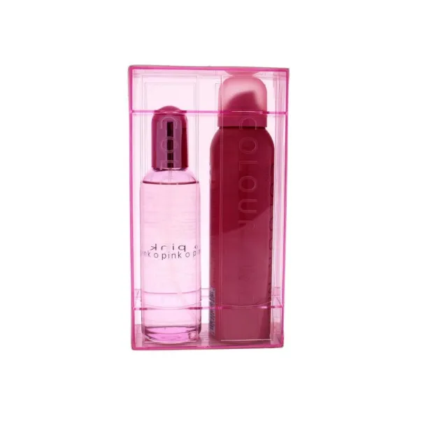 colour me Coffret Pink Women Eau De Parfum 100Ml+Body Spray - Colour me
