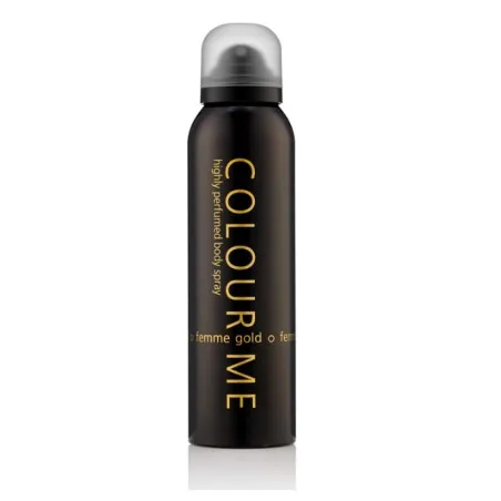 Body Spray Colour me  GOLD HIGHLY PERFUMED BODY SPRAY - Colour me